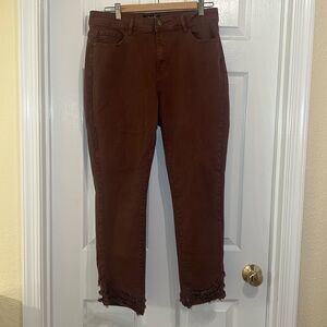 Charlie  
Jeans, Color Brown, Size  12